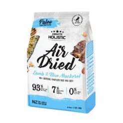 Absolute Holistic Air Dried Cat Food Lamb And Blue Mackerel 500g