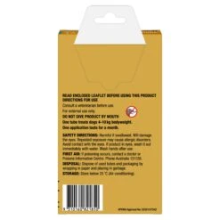 Advocate Flea Heartworm And Worm Treatment For Dogs 4-10kg Aqua 1 Pack -Habitat Pets Supplies Advocate Flea Heartworm and Worm Treatment for Dogs 4 10kg Aqua 1 Pack 3