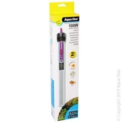 Aqua One Glass Aquarium Heater 100W