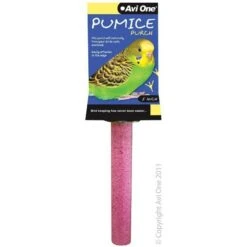 Avi One Pumice Bird Perch Pink Extra Small