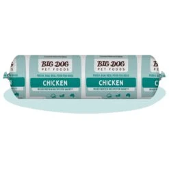 Big Dog BARF Chicken Raw Dog Food Roll 2kg (Frozen)