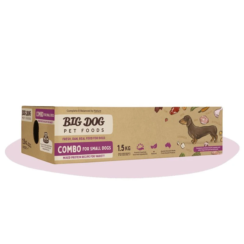 Big Dog BARF Combo Raw Dog Food For Small Dogs 1.5kg 2 Big Dog BARF Combo Raw Dog Food For Small Dogs 1.5kg - Image 2
