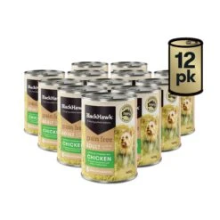 Black Hawk Grain Free Chicken Wet Dog Food 400g X 12