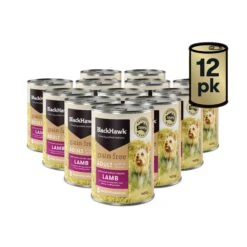 Black Hawk Grain Free Lamb Wet Dog Food 400g X 12