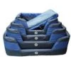 Bono Fido Stay Dry Basket Dog Bed Blue Extra Large