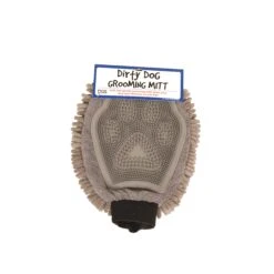 Dog Gone Smart Dirty Dog Grooming Mitt Misty Grey -Habitat Pets Supplies Dog Gone Smart Dirty Dog Grooming Mitt Misty Grey 3