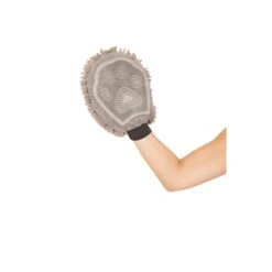 Dog Gone Smart Dirty Dog Grooming Mitt Misty Grey -Habitat Pets Supplies Dog Gone Smart Dirty Dog Grooming Mitt Misty Grey 4