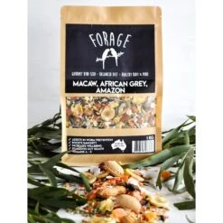 Forage Macaw African Grey And Amazon Gourmet Bird Seed 1kg