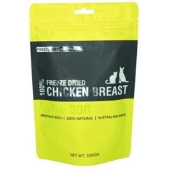 Freeze Dry Australia Chicken Breast Chunk Natural Treats For Cats And Dogs 100g