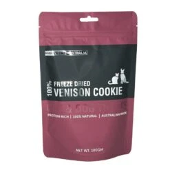 Freeze Dry Australia Venison Cookie Natural Treats For Cats And Dogs 100g