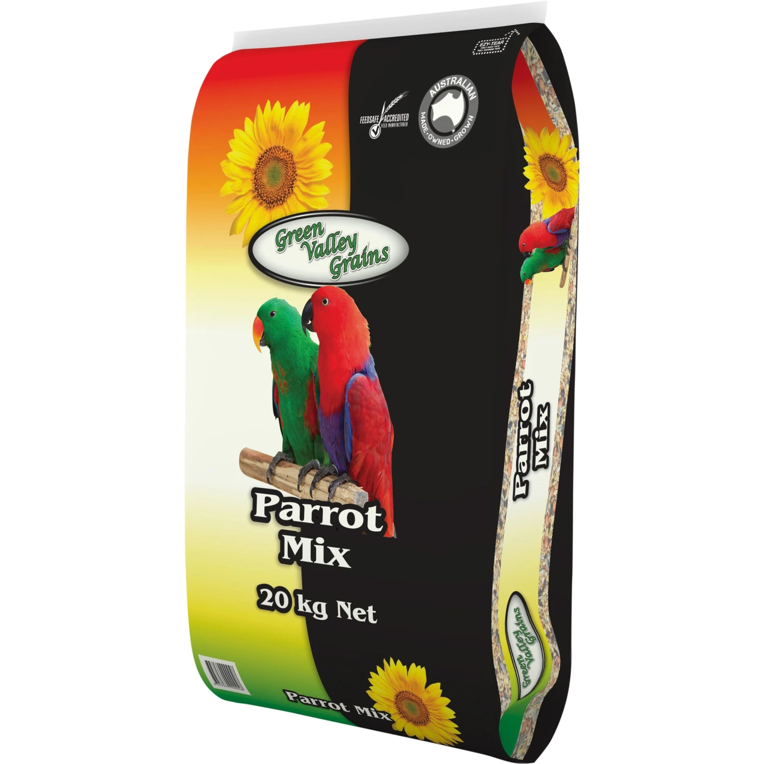 Green Valley Grains Parrot Mix Seed 20kg (+_+) 1 Green Valley Grains Parrot Mix Seed 20kg (+_+)