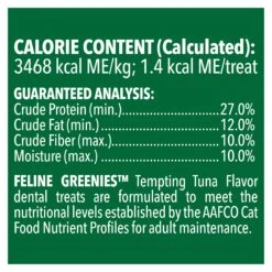 Greenies Cat Dental Treats Tempting Tuna 130g -Habitat Pets Supplies Greenies Cat Dental Treats Tempting Tuna 130g 7
