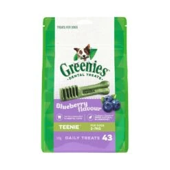 Greenies Dog Blueberry Dental Treats For Teenie Dogs 340g