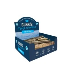 Gunnis Taste Of Iceland Cod Skin Strips 8 Inch Dog Treats 50 Pack (+_+)