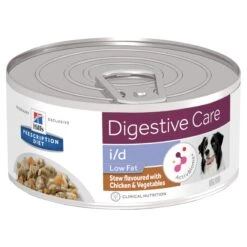 Hills Prescription Diet Dog I/d Low Fat Digestive Care Chicken And Vegetable Stew Wet Food 156g