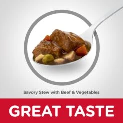 Hills Science Diet Adult Savoury Stew Beef And Vegetables Canned Dog Food 363g -Habitat Pets Supplies Hills Science Diet Adult Savoury Stew Beef and Vegetables Canned Dog Food 363g 4