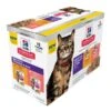 Hills Science Diet Adult Sensitive Skin And Stomach Chicken And Salmon Variety Cat Food Pouches 85g X 12
