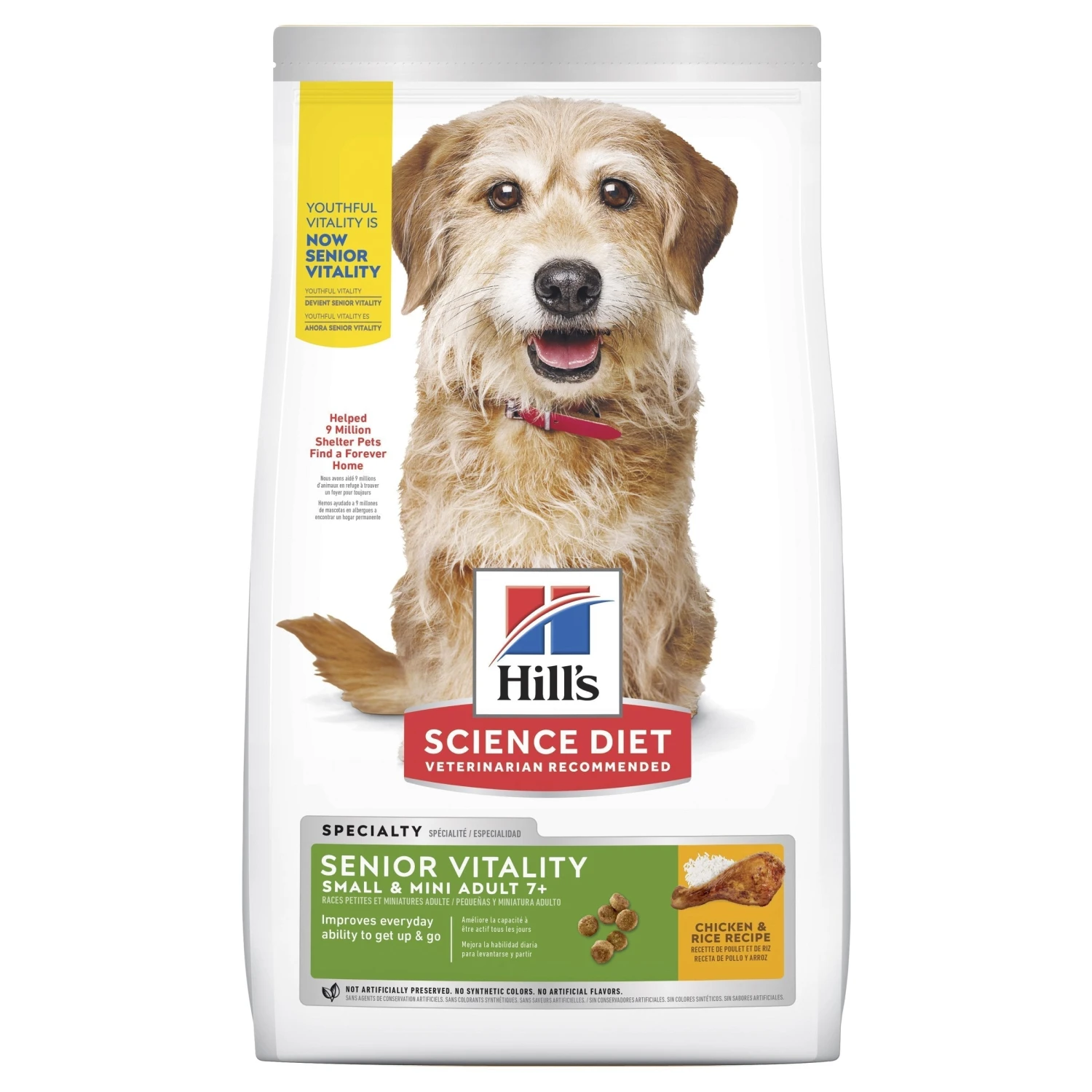 Hills Science Diet Senior Vitality Small And Mini Adult 7+ Dry Dog Food 1.58kg 1 Hills Science Diet Senior Vitality Small And Mini Adult 7+ Dry Dog Food 1.58kg