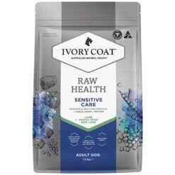 Ivory Coat Raw Health Adult Dog Sensitive Dry Food With Freeze Dried Lamb Pieces 1.8kg