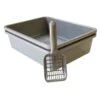 K9 Homes Rectangular Sieve Cat Litter Tray With Scoop