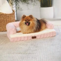 Kazoo Boudoir Large Blush Dog Bed -Habitat Pets Supplies Kazoo Boudoir Large Blush Dog Bed 5