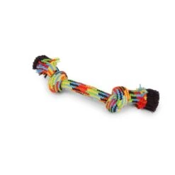 Kazoo Braided Rope Knot Bone Small Dog Toy (+_+)