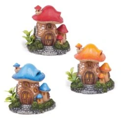 Kazoo Mushroom House Assorted Fish Tank Ornament