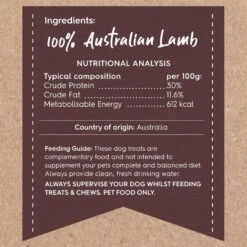 Kazoo Prime Cuts Lamb Shank Dog Treat 2 Pack*~* -Habitat Pets Supplies Kazoo Prime Cuts Lamb Shank Dog Treat 2 Pack 4