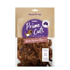 Kazoo Prime Cuts Pigs Ear Strips Dog Treats 500g*~*