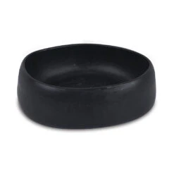 Kazoo The Better Bowl Recycled Plastic Ergonomic Dog And Cat Bowl Charcoal