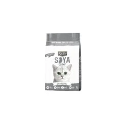 Kit Cat Soya Clump Charcoal Cat Litter 7L (+_+)