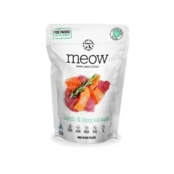 Meow Freeze Dried Cat Food Lamb & King Salmon 280g