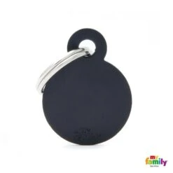 My Family Basic Circle Small Black With Free Engraving