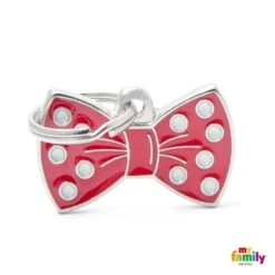 My Family Charm Red Bow