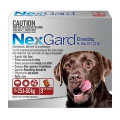 Nexgard Dog 25.1-50kg Brown 3 Pack