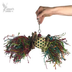 Ninos Java Afro Drum Foraging Toy For Birds
