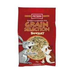 Peters Grain Selection Banquet Small Animal Food 4kg (+_+)