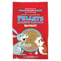 Peters Lucerne Flavour Pellets Banquet Small Animal Food 4kg (+_+)