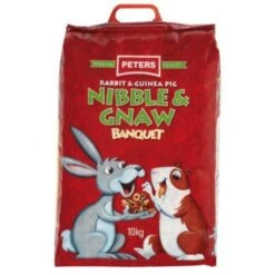 Peters Nibble And Gnaw Banquet Small Animal Food 10kg (+_+)