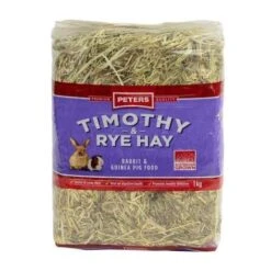 Peters Timothy And Rye Hay Rabbit And Guinea Pig Food 1kg (+_+)