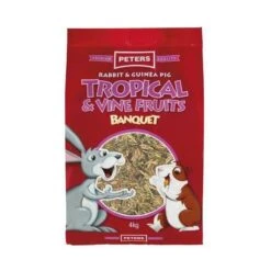 Peters Tropical And Vine Fruits Banquet Rabbit And Guinea Pig Food 4kg (+_+)
