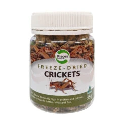 Pisces Freeze Dried Crickets For Reptiles 35g