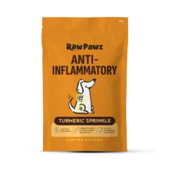 Raw Pawz Anti Inflammatory Turmeric Collagen And Black Pepper Sprinkle Meal Topper 105g