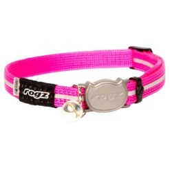 Rogz AlleyCat Safeloc Extra Small Cat Collar Pink (+_+)