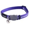 Rogz AlleyCat Safeloc Small Cat Collar Purple (+_+)