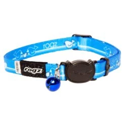 Rogz KiddyCat Safeloc Small Cat Collar Royal Birds (+_+)