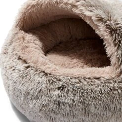 Snooza Hooded Cuddler Soothing And Calming Mink Dog And Cat Bed Small -Habitat Pets Supplies Snooza Hooded Cuddler Soothing and Calming Mink Dog and Cat Bed Small 3