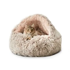 Snooza Hooded Cuddler Soothing And Calming Mink Dog And Cat Bed Small -Habitat Pets Supplies Snooza Hooded Cuddler Soothing and Calming Mink Dog and Cat Bed Small 6