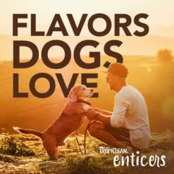 Tropiclean Enticers Fresh Breath Clean Teeth Gel Peanut Butter And Honey For Dogs 59ml -Habitat Pets Supplies Tropiclean Enticers Fresh Breath Clean Teeth Gel Peanut Butter and Honey for Dogs 59ml 9