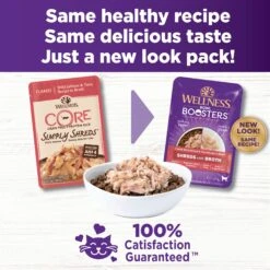 Wellness CORE Simply Shreds Flaked Wild Salmon And Tuna Wet Cat Food 50g X 12 -Habitat Pets Supplies Wellness CORE Simply Shreds Flaked Wild Salmon and Tuna Wet Cat Food 50g x 12 3